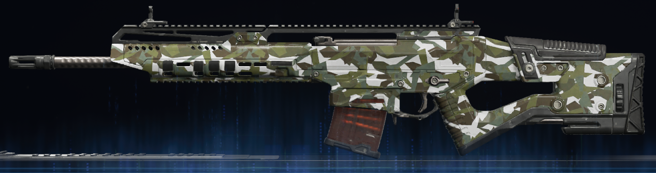Rendu du camouflage Neige sur KRS-7.62